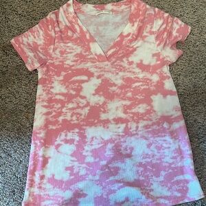 Pink lily shirt
